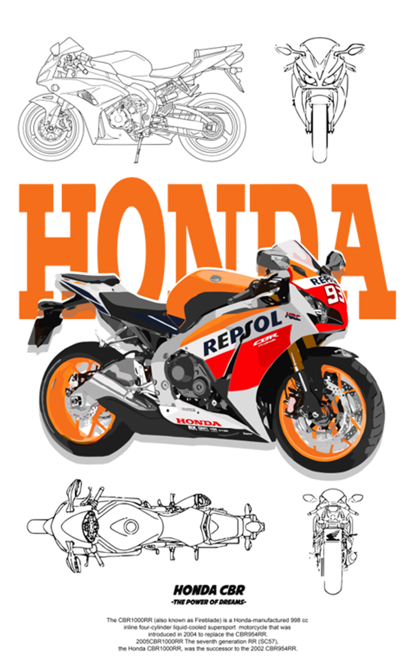 Motorcycle DTF Transfers Themed Pack - For Light Colors (15 Prints)