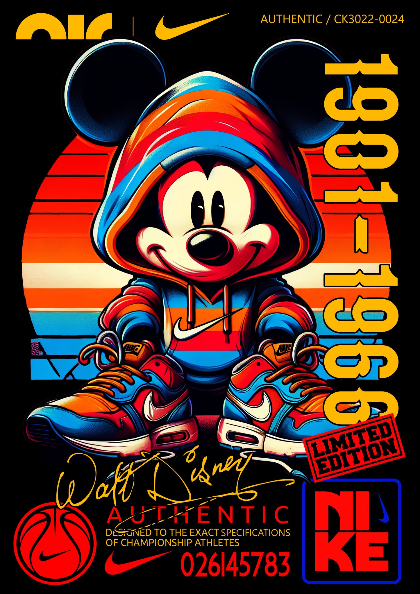 Mickey Streetwear DTF Transfer Themed Pack - For Darks (10 Prints)