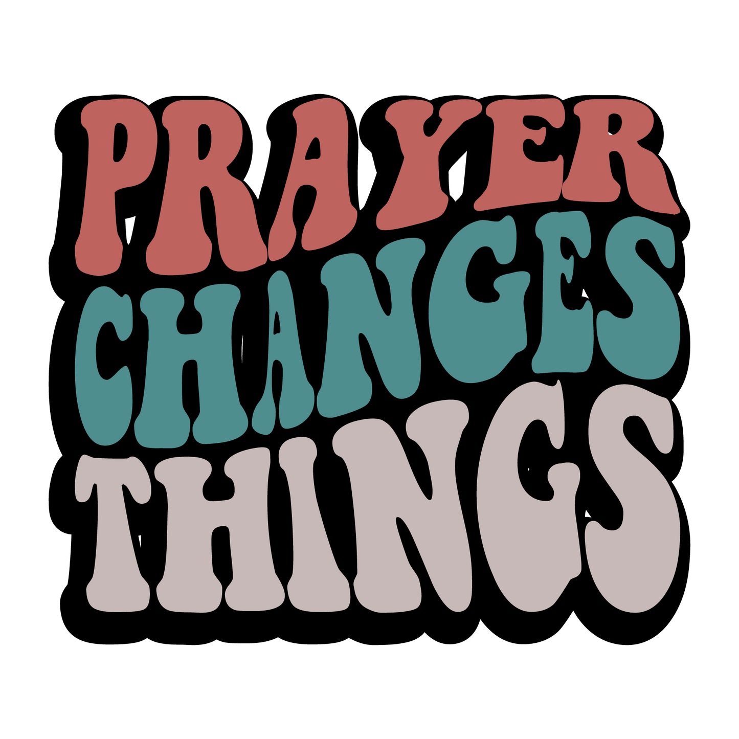 Retro Christian Big Words DTF Transfers Themed Pack (18 Prints)