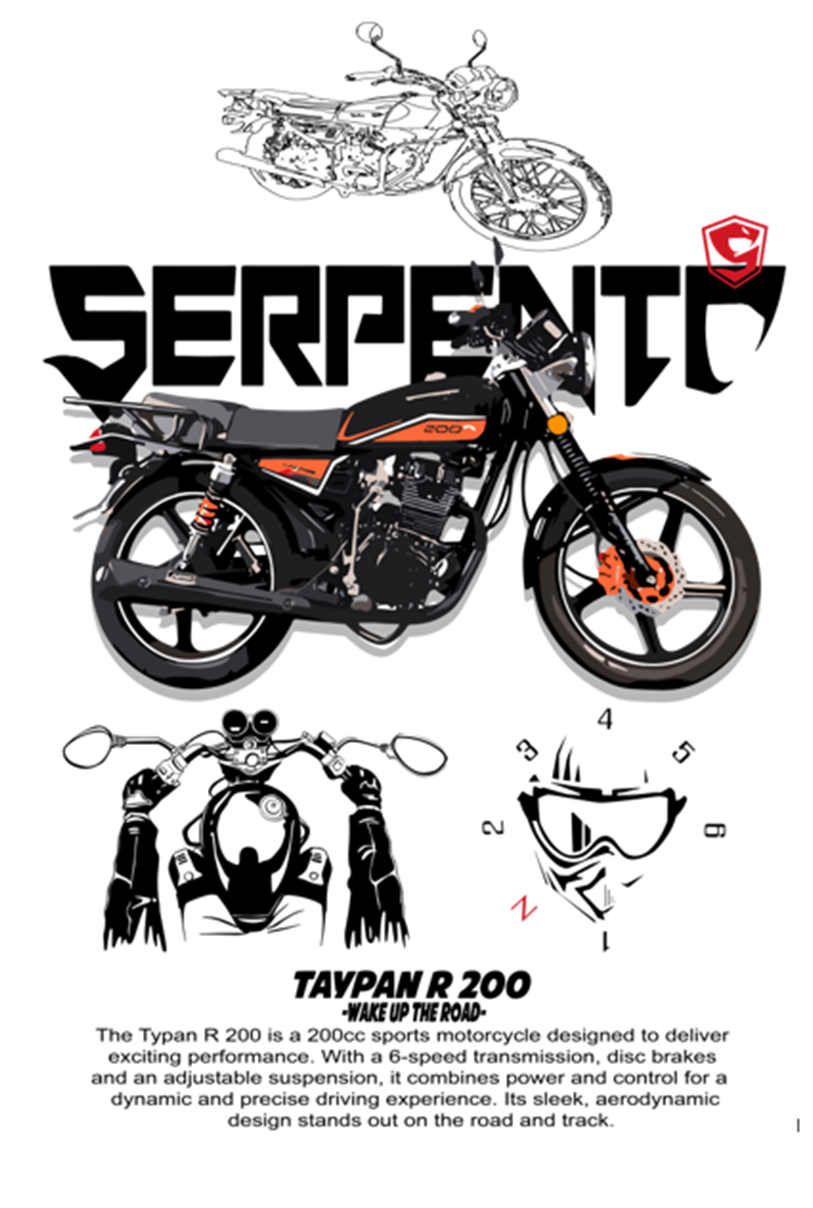 Motorcycle DTF Transfers Themed Pack - For Light Colors (15 Prints)