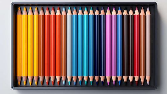 "Colored Pencils" Stock Fine Art Prints - 2 Piece