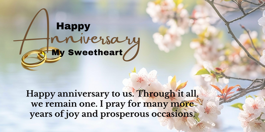 Flowering Tree Anniversary Banner