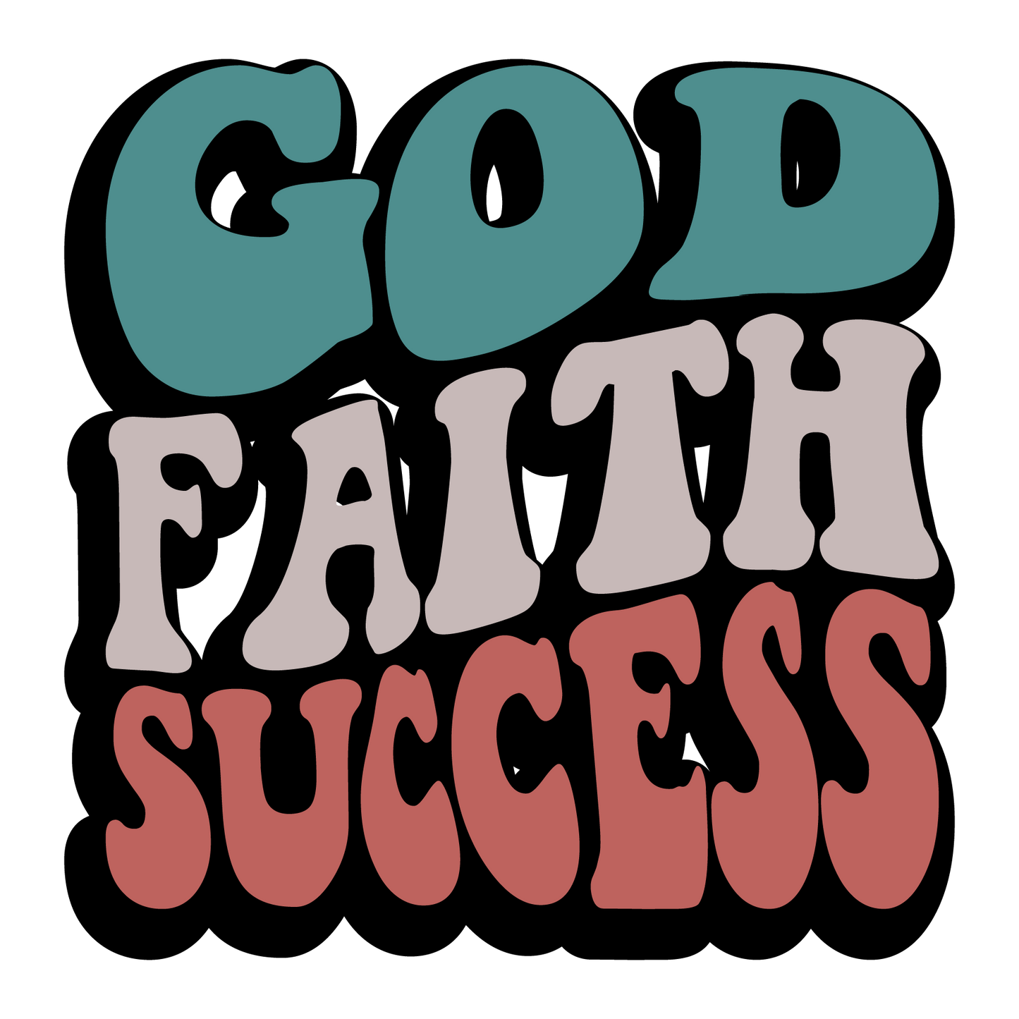 Retro Christian Big Words  DTF Transfers Themed Pack (18 Prints)