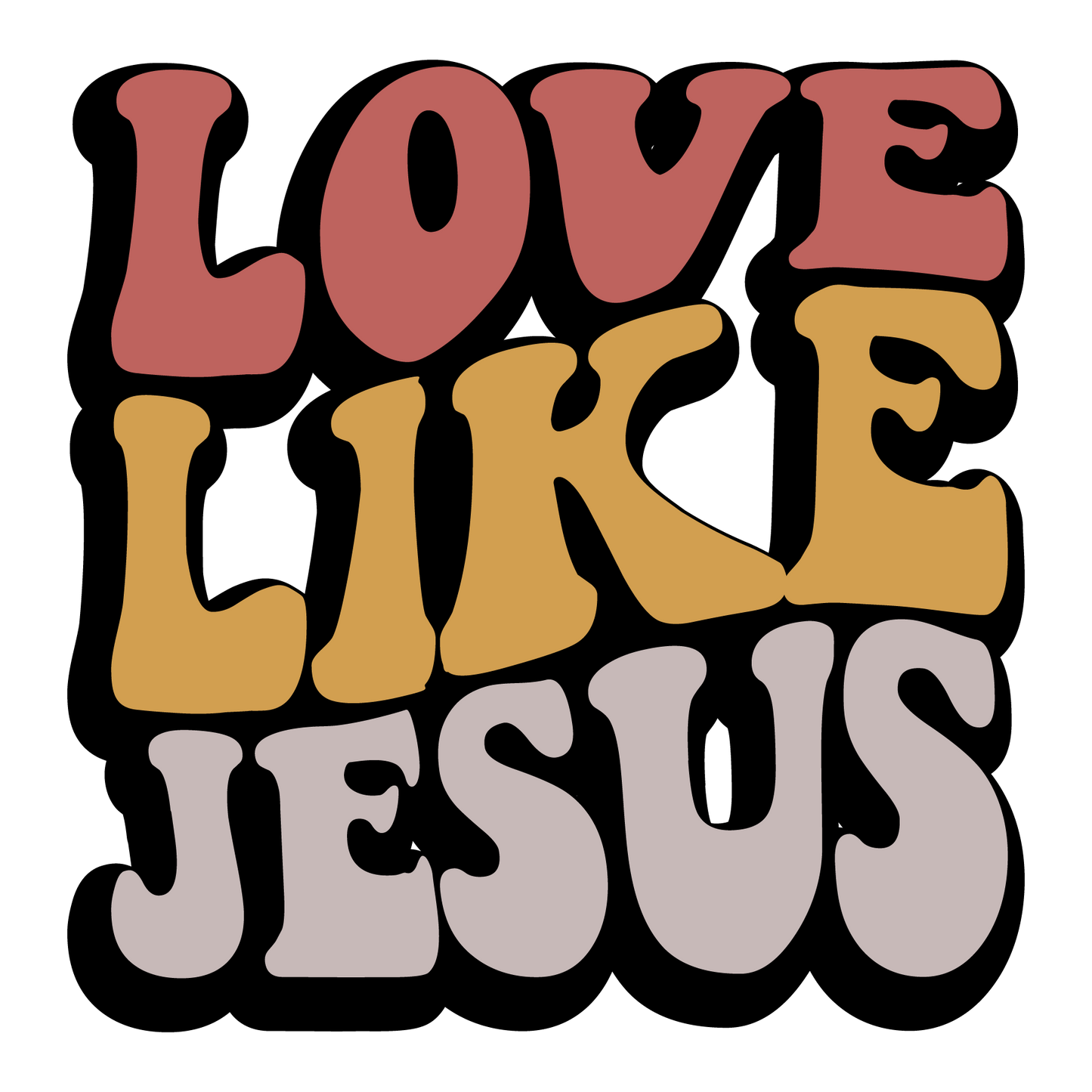 Retro Christian Big Words  DTF Transfers Themed Pack (18 Prints)