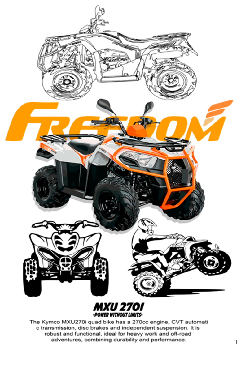 Motorcycle DTF Transfers  Themed Pack - For Light Colors (15 Prints)