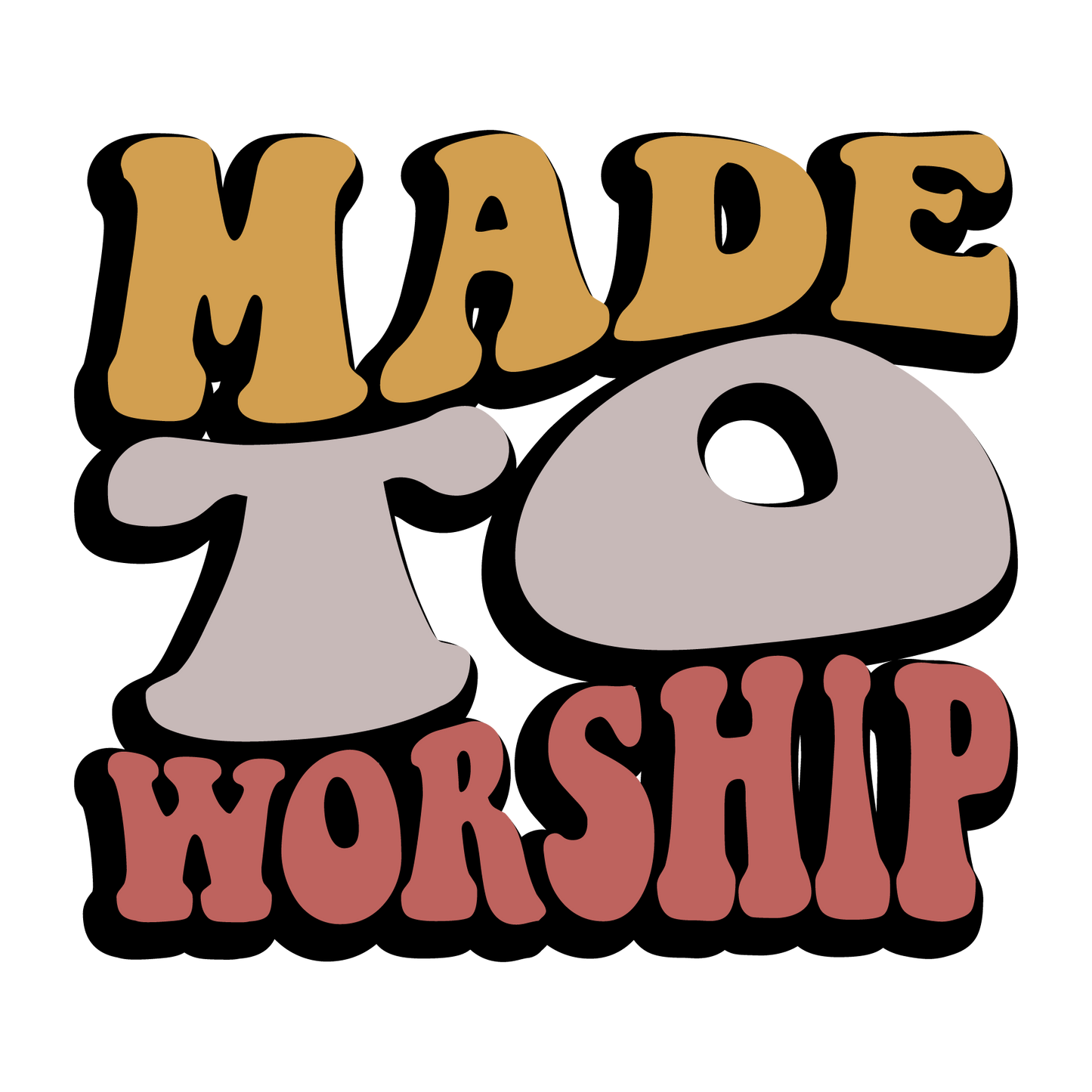 Retro Christian Big Words  DTF Transfers Themed Pack (18 Prints)