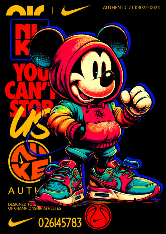Mickey Streetwear DTF Transfer Themed Pack - For Darks (10 Prints)