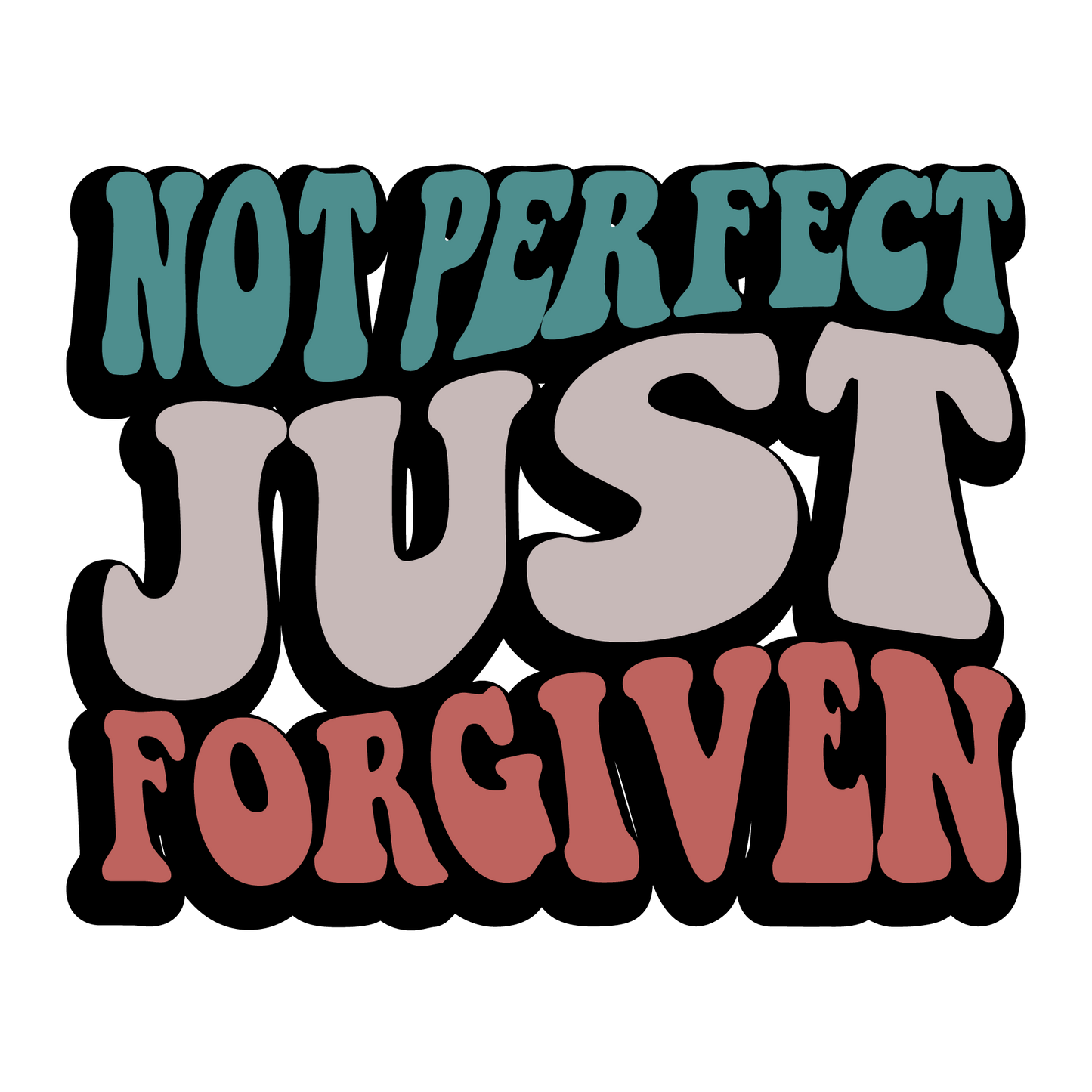 Retro Christian Big Words  DTF Transfers Themed Pack (18 Prints)