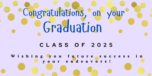 Colorful Back Ground with Gold Coin Graduation Banner