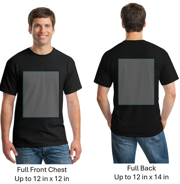 Bulk Custom T-Shirts Dark Colors