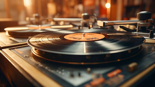"Vinyl Spinner" Stock Fine Art Prints - 3 Piece