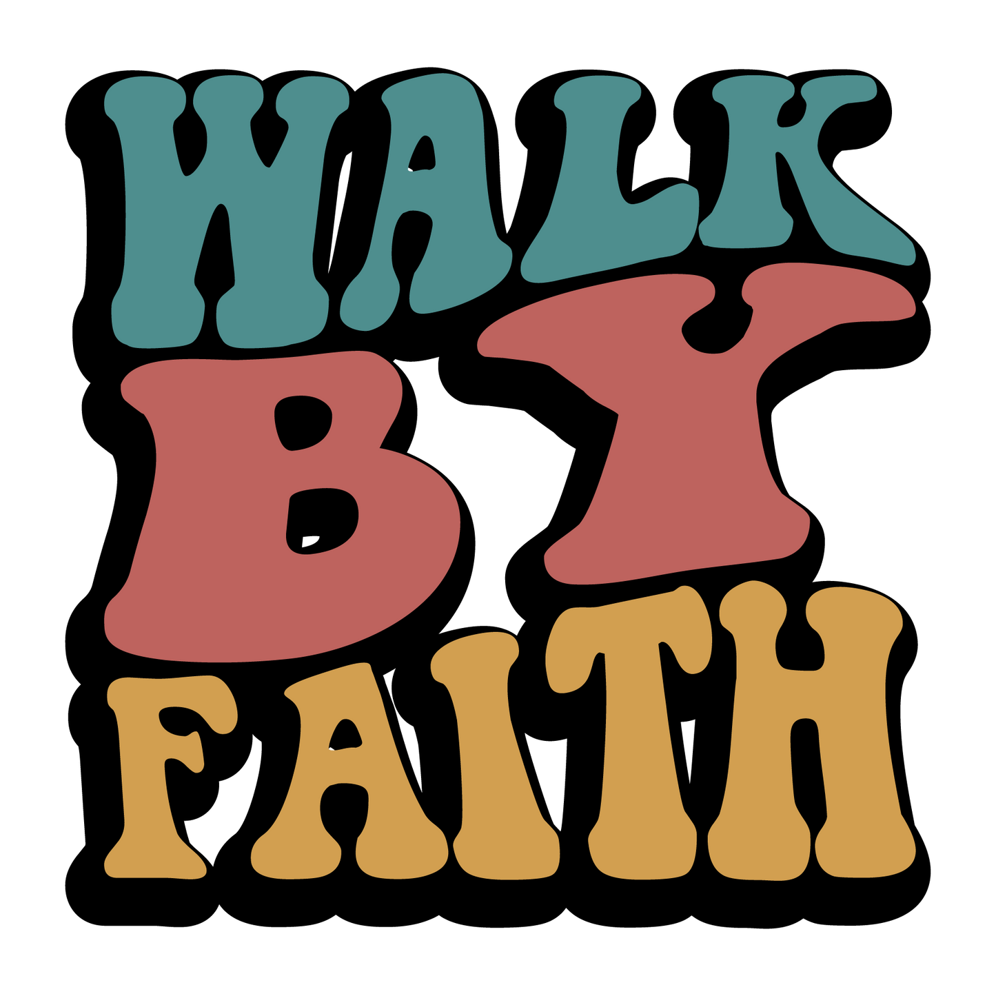 Retro Christian Big Words  DTF Transfers Themed Pack (18 Prints)