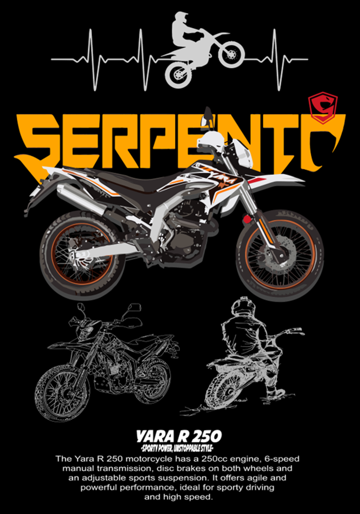 Motorcycle DTF Transfer Themed Pack 2  - For Dark Colors (13 Prints)